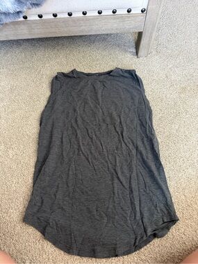 lululemon athletica Charcoal Gray Sleeveless Tank